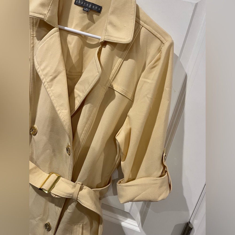 Sharagano Women’s Lightweight Trenchcoat Size 10 - Picture 3 of 7